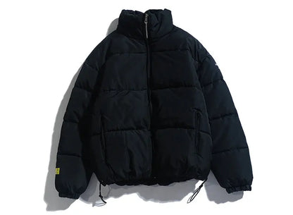 Parka Masculina de Inverno 2026, Casaco Acolchoado com Capuz, Estilo Streetwear, Jaqueta Slim com Proteção contra o Vento, Roupa Masculina