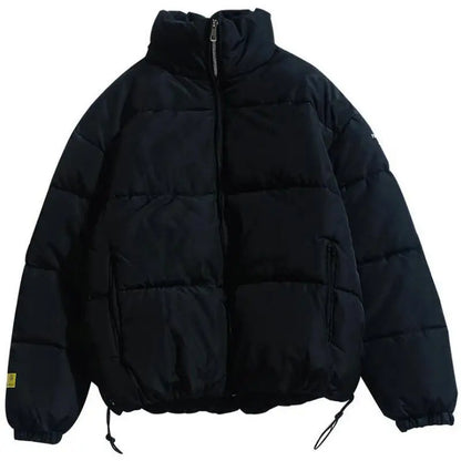 Parka Masculina de Inverno 2026, Casaco Acolchoado com Capuz, Estilo Streetwear, Jaqueta Slim com Proteção contra o Vento, Roupa Masculina