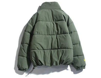Parka Masculina de Inverno 2026, Casaco Acolchoado com Capuz, Estilo Streetwear, Jaqueta Slim com Proteção contra o Vento, Roupa Masculina