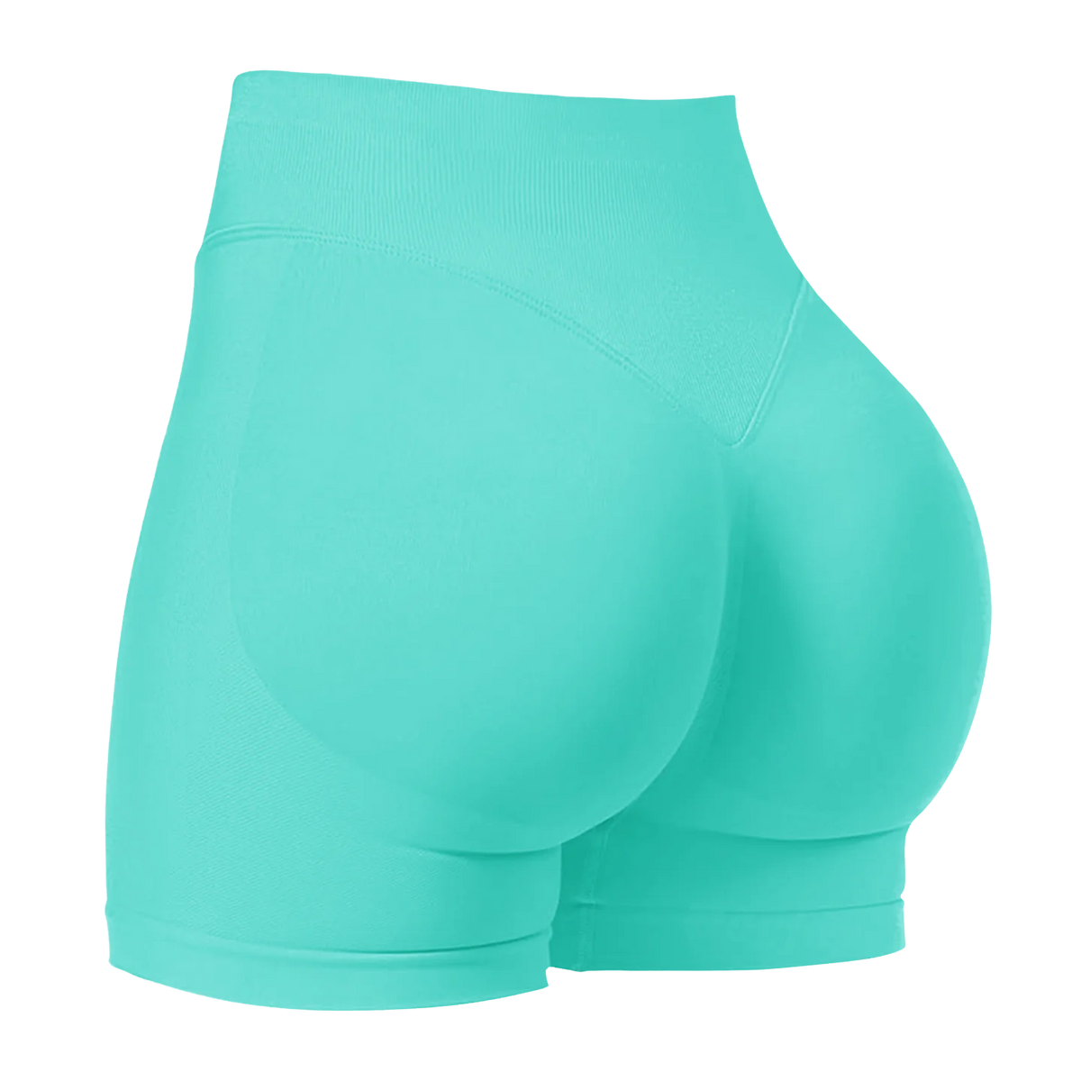 ZHEJIN Shorts de Yoga Feminino Sem Costura Cintura Alta para Academia, Shorts Biker com Empina Bumbum Scrunch, Controle de Barriga e Fitness