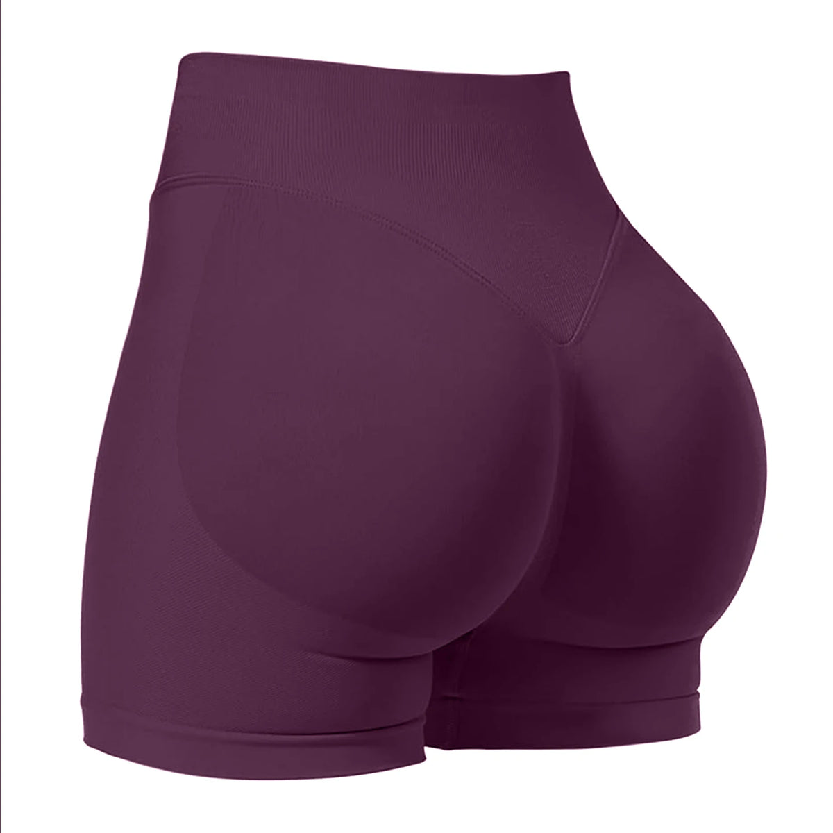 ZHEJIN Shorts de Yoga Feminino Sem Costura Cintura Alta para Academia, Shorts Biker com Empina Bumbum Scrunch, Controle de Barriga e Fitness