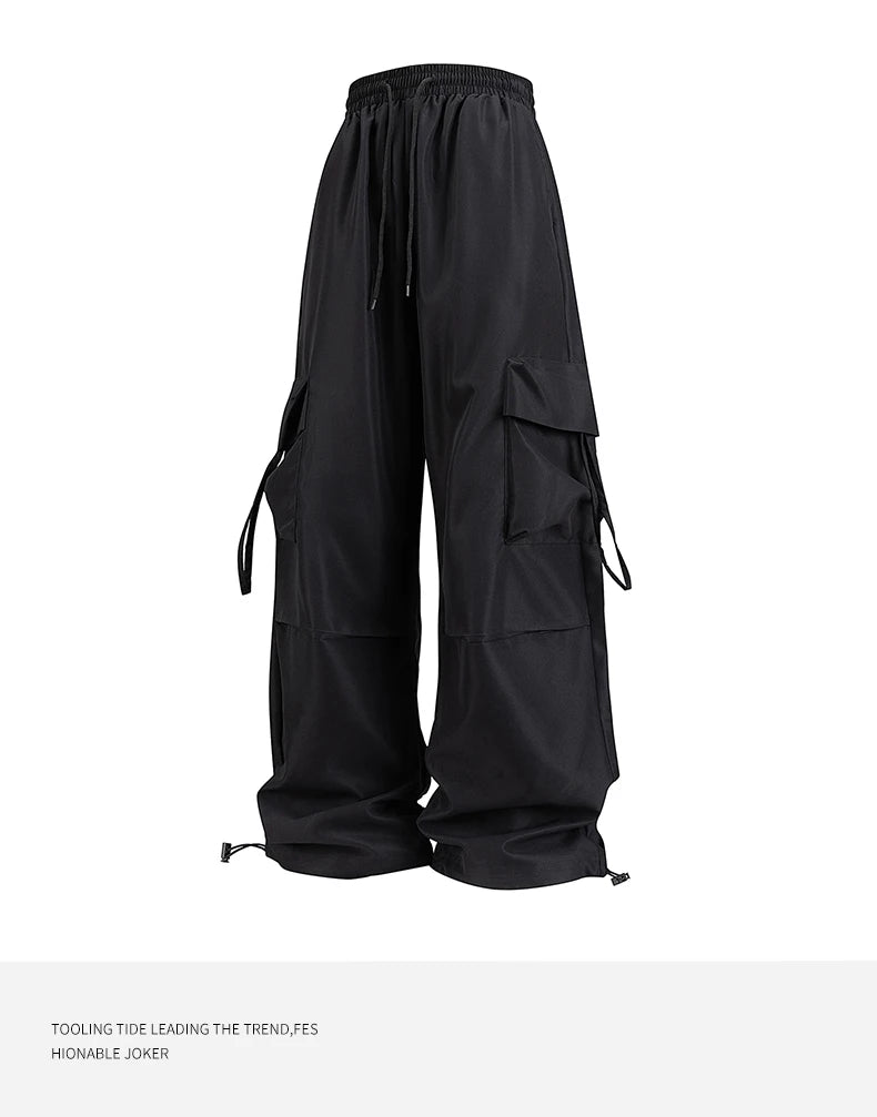 Women Cargo Pants Fashion Loose Comfortable Breathable Lightweight Multiple Pockets Cargo Long Pants Fitness Running Casual Pan