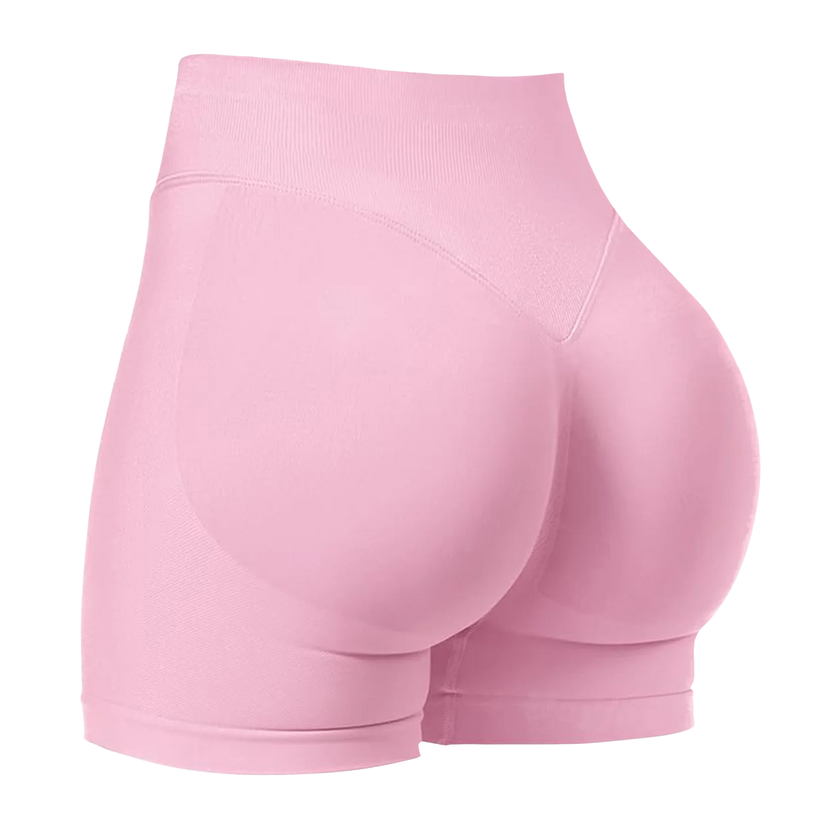 ZHEJIN Shorts de Yoga Feminino Sem Costura Cintura Alta para Academia, Shorts Biker com Empina Bumbum Scrunch, Controle de Barriga e Fitness