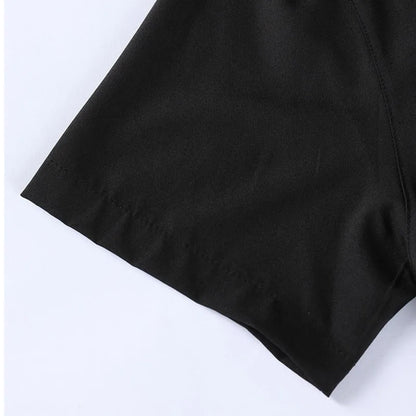 Men's Solid Black Short Sleeve Dress Shirt Classic Regular Fit Business Shirt