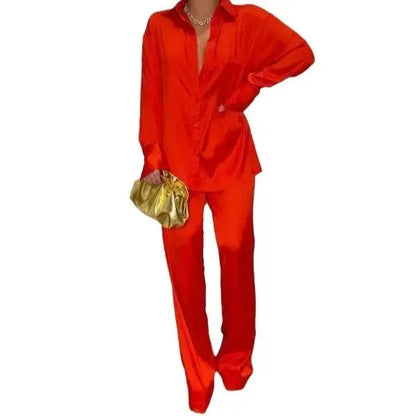 Fashionable Multi-Color Ding Loose Casual Suit European and N Suit New Product Set Hot Selling