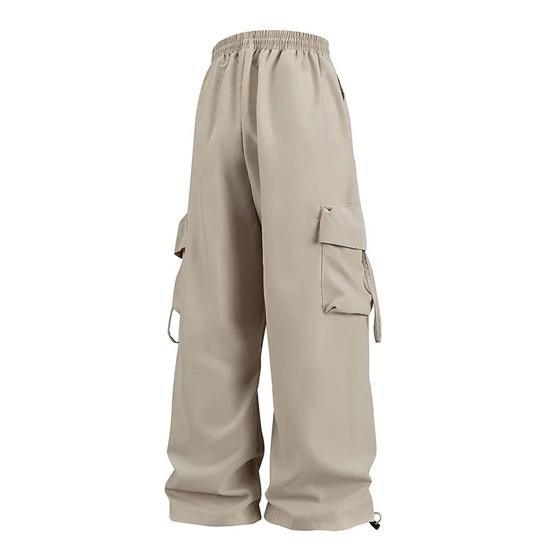 Women Cargo Pants Fashion Loose Comfortable Breathable Lightweight Multiple Pockets Cargo Long Pants Fitness Running Casual Pan