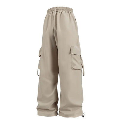 Women Cargo Pants Fashion Loose Comfortable Breathable Lightweight Multiple Pockets Cargo Long Pants Fitness Running Casual Pan