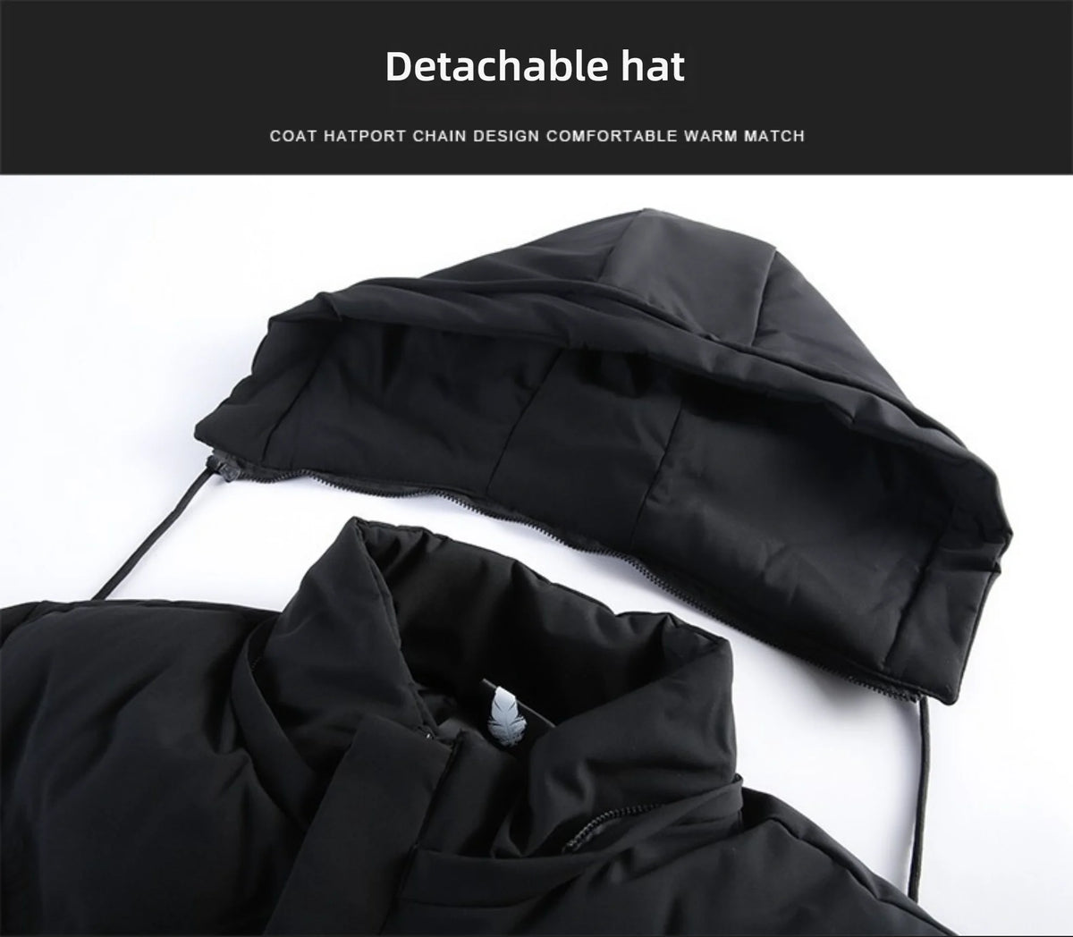 Top Grade Designer New Brand Men Parka Jacket Thick Casual Fashion Windbreaker Hooded Quilted Bubble Coats Long Mens Clothes