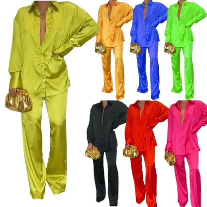 Fashionable Multi-Color Ding Loose Casual Suit European and N Suit New Product Set Hot Selling