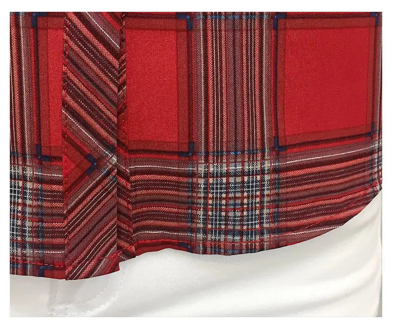 2024Spring and Autumn New College Style Women's Long sleeved Bottom Top Cardigan Long sleeved Fashion Plaid Shirt