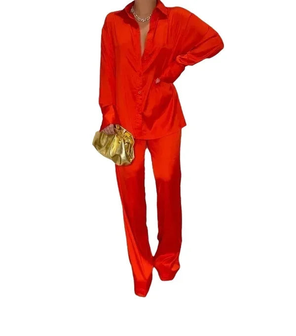 Fashionable Multi-Color Ding Loose Casual Suit European and N Suit New Product Set Hot Selling