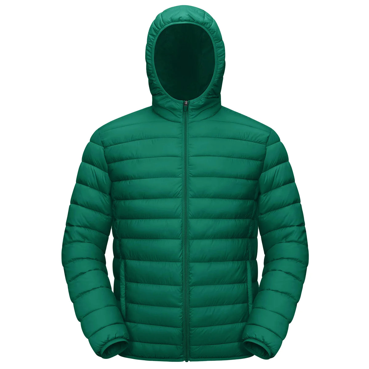 Jaqueta Masculina de Inverno Acolchoada TACVASEN Leve Impermeável com Capuz Casaco Térmico para Trabalho ao Ar Livre