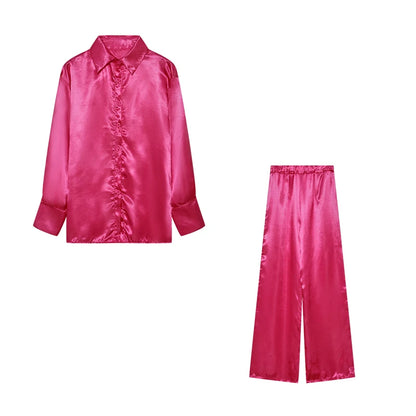 Fashionable Multi-Color Ding Loose Casual Suit European and N Suit New Product Set Hot Selling