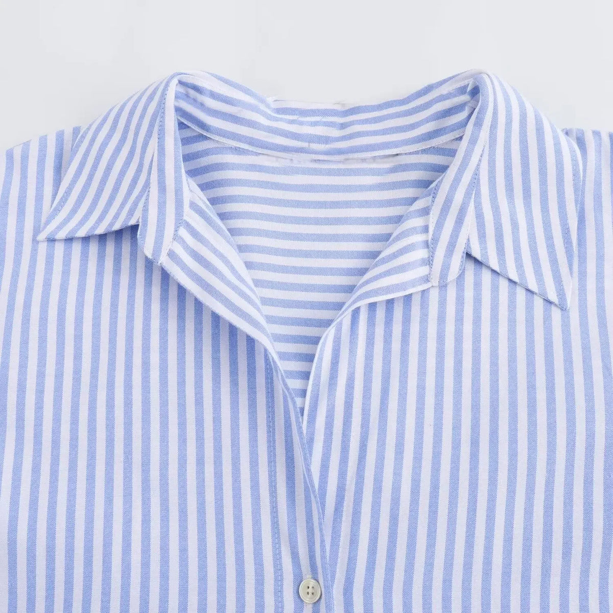 Women Fashion Spring Cotton Oxford Long Sleeve Single-breasted Lapel Blouse Street Clothing Shirt Chic Ladies Tops Mujer