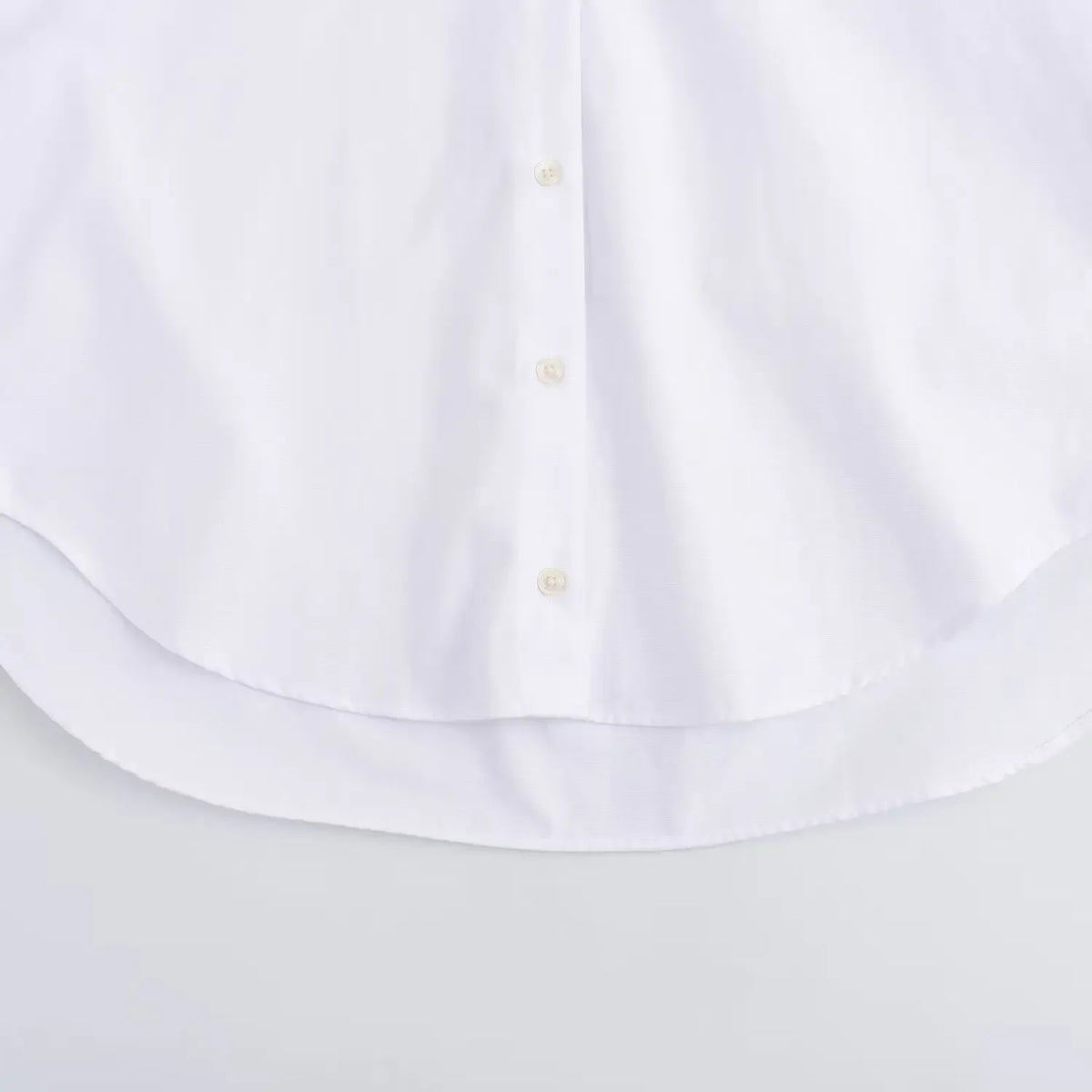 Women Fashion Spring Cotton Oxford Long Sleeve Single-breasted Lapel Blouse Street Clothing Shirt Chic Ladies Tops Mujer