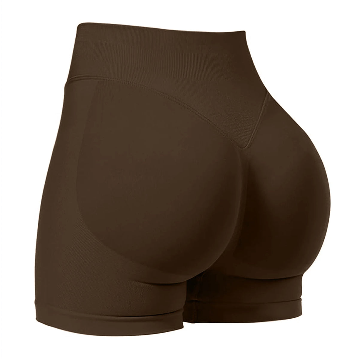 ZHEJIN Shorts de Yoga Feminino Sem Costura Cintura Alta para Academia, Shorts Biker com Empina Bumbum Scrunch, Controle de Barriga e Fitness