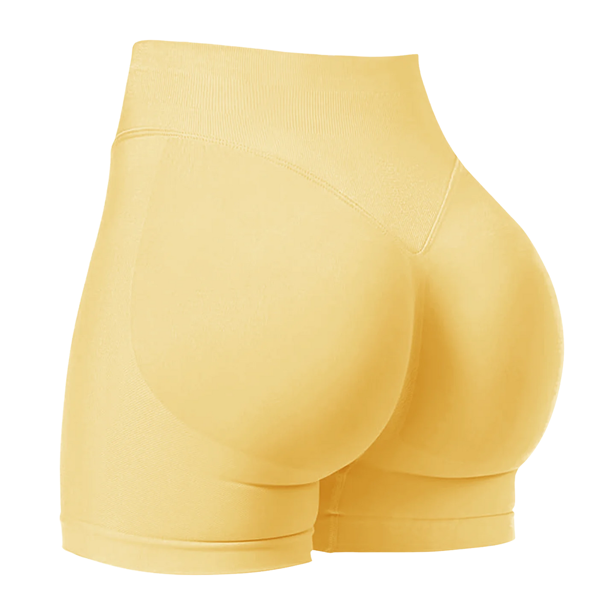 ZHEJIN Shorts de Yoga Feminino Sem Costura Cintura Alta para Academia, Shorts Biker com Empina Bumbum Scrunch, Controle de Barriga e Fitness