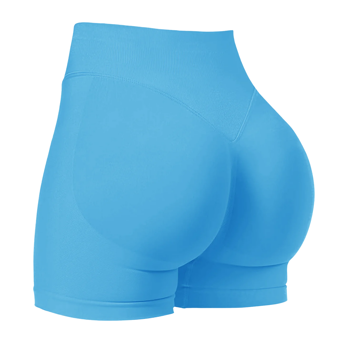 ZHEJIN Shorts de Yoga Feminino Sem Costura Cintura Alta para Academia, Shorts Biker com Empina Bumbum Scrunch, Controle de Barriga e Fitness