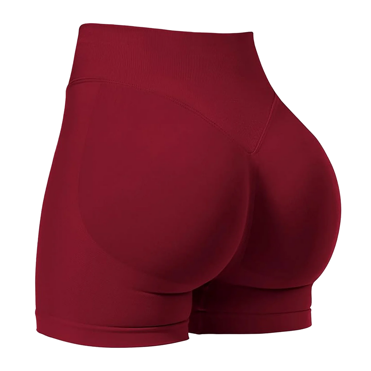 ZHEJIN Shorts de Yoga Feminino Sem Costura Cintura Alta para Academia, Shorts Biker com Empina Bumbum Scrunch, Controle de Barriga e Fitness