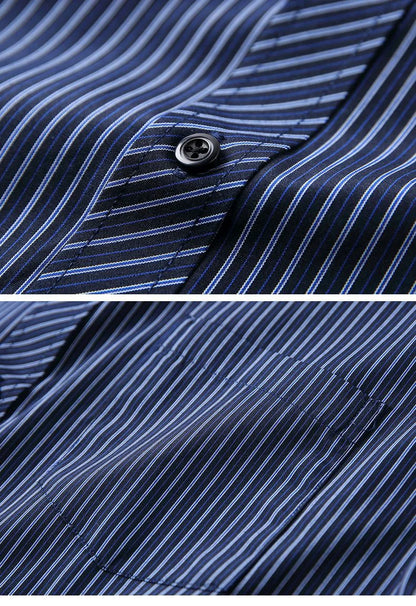 Oversized Mens Social Dress Shirt Long Sleeved Plus Large Size 9XL 8XL 7XL Classic Plaid Striped Casual Business RIYBEOE